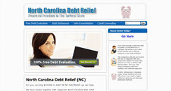 Desktop Screenshot of ncdebtrelief.org