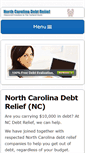 Mobile Screenshot of ncdebtrelief.org